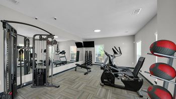 Modern fitness center